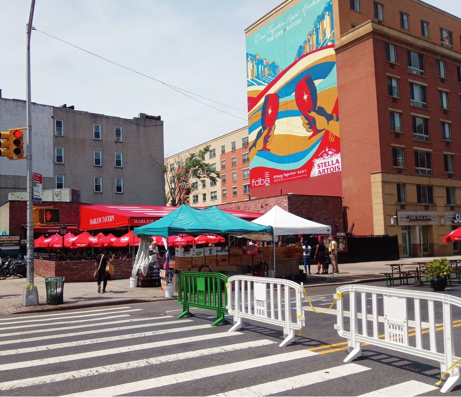 Movit barricades at a special event