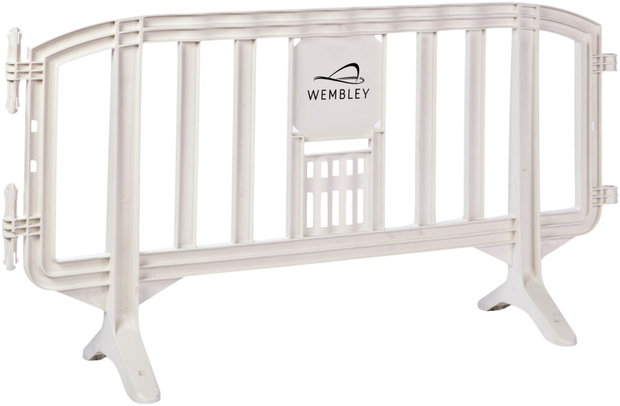 Custom branded Movit barricade